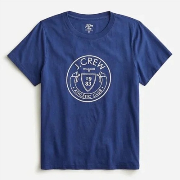 J crew women’s broken in jersey j crew athletic club relaxed t shirt - Picture 3 of 14